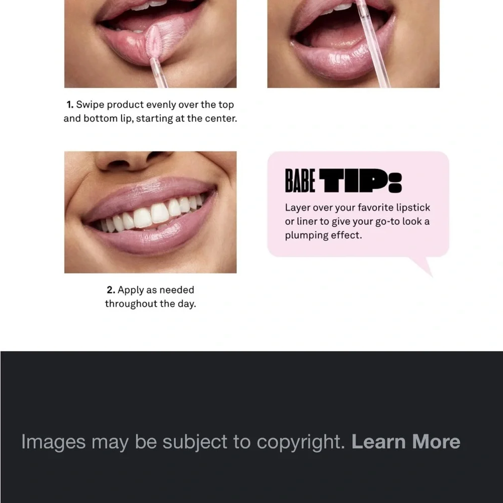 Plumping lip jelly.